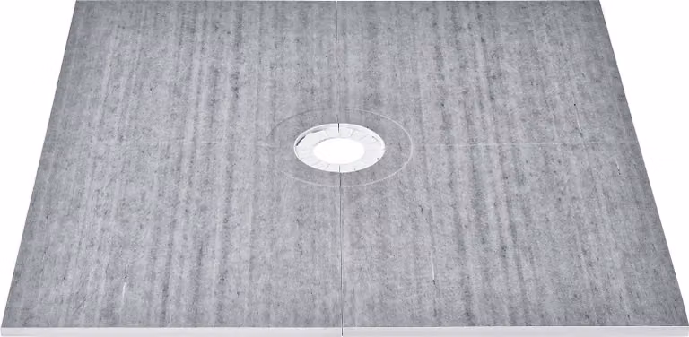 set piatto doccia impermeabile, 182,9 x 182,9 cm, con scarico centrale, ispessito