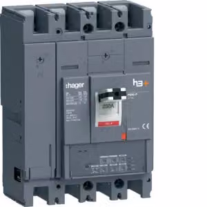 Hager, quadro di potenza h3+ P630 LSI 4x250 A 110 kA HPW251JR
