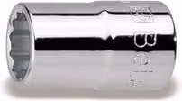 Chiave a bussola poligonale Beta 1/2" 13mm argento – 1