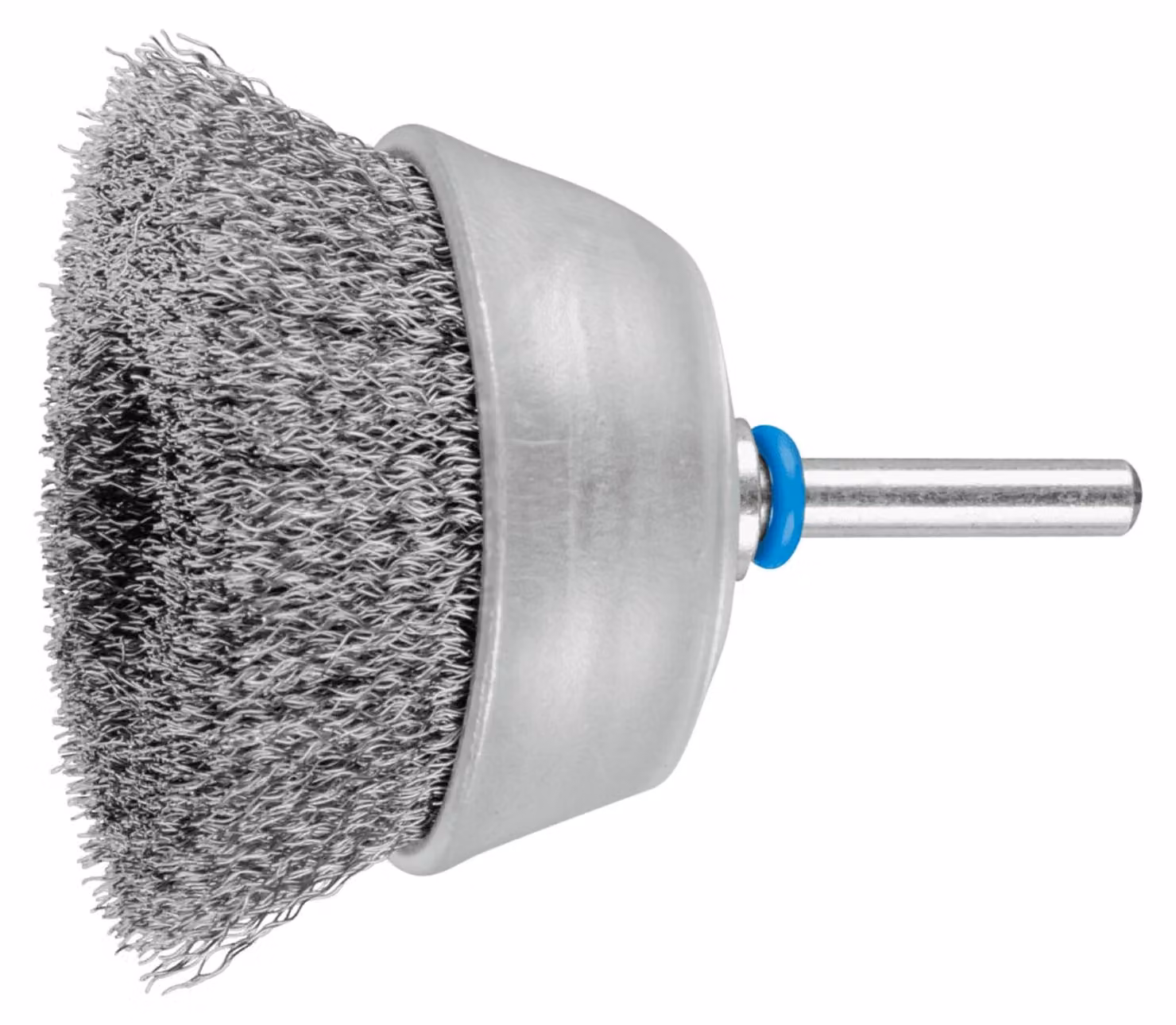 PFERD TOOLS Spazzola a tazza non annodata TBU filo di acciaio inox con albero
