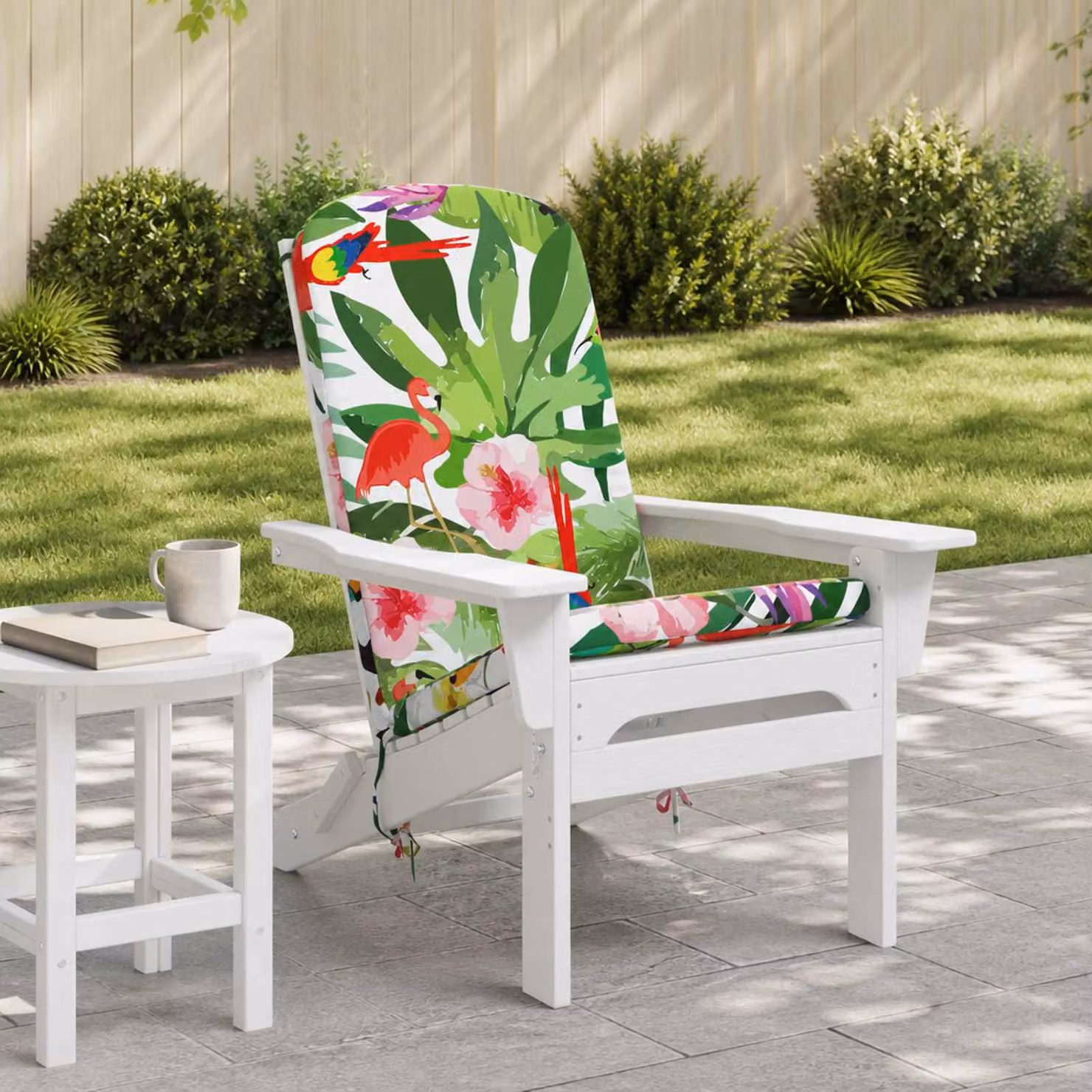 vidaXL Cuscino per Lounger Sole GEMERT Multicolore in Poliestere con Rivestimento Lavabile e Resistente ai Raggi UV