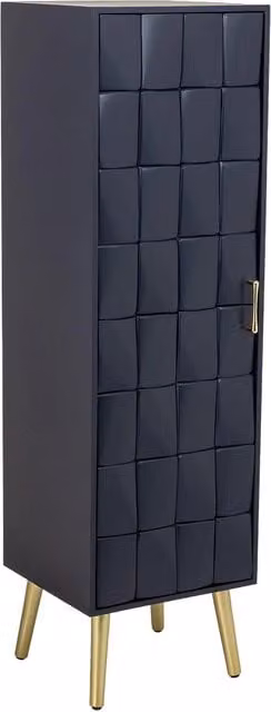 Armadio in legno nero 40.5x37x139.5h cm