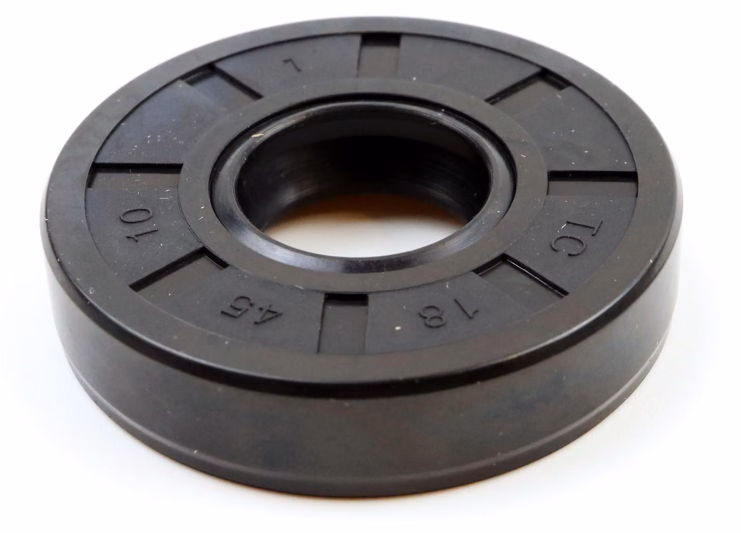 Guarnizione radiale per albero, dimensioni 18x45x10 mm, materiale NBR70, conforme alla norma DIN 3760