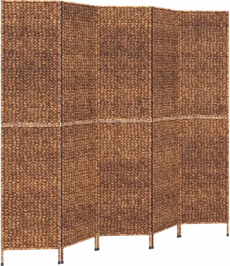 Divisorio Ambienti 5Pannelli Marrone 205x180cm Giacinto d'Acqua