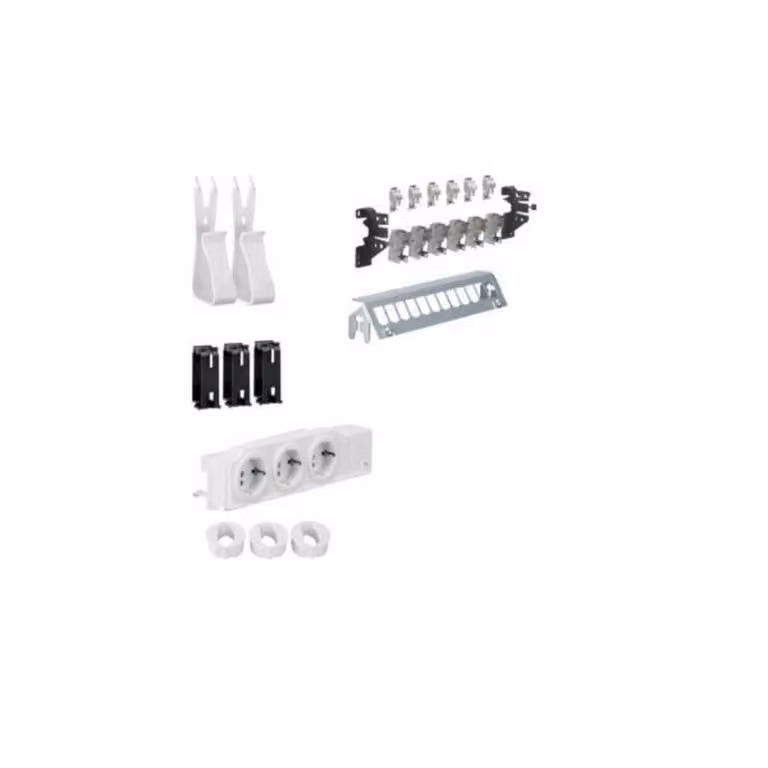 HAGER UM00M1 Kit multimediale, con 3xSteckdose, 12xPatch (UM00M1)