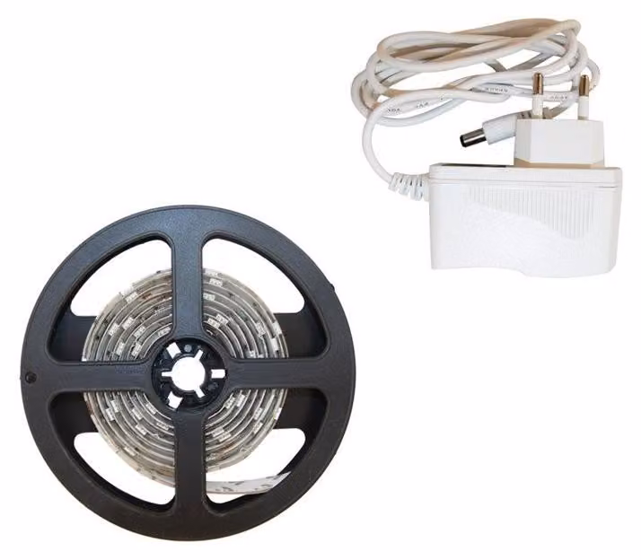Alimentatore + set di strisce LED, bianco freddo, 3 m, Eko-light EKZ0010