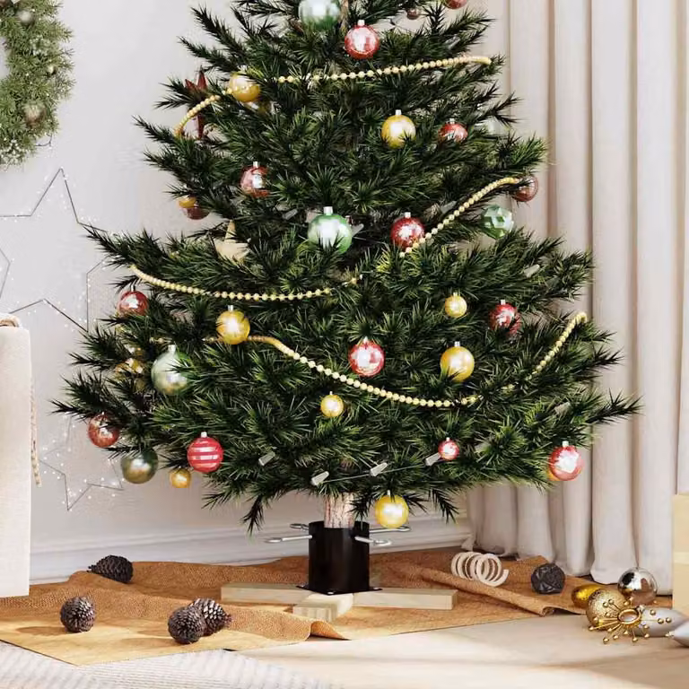 Maison Exclusive - Supporto per albero di Natale, nero, 50 x 50 x 16 cm