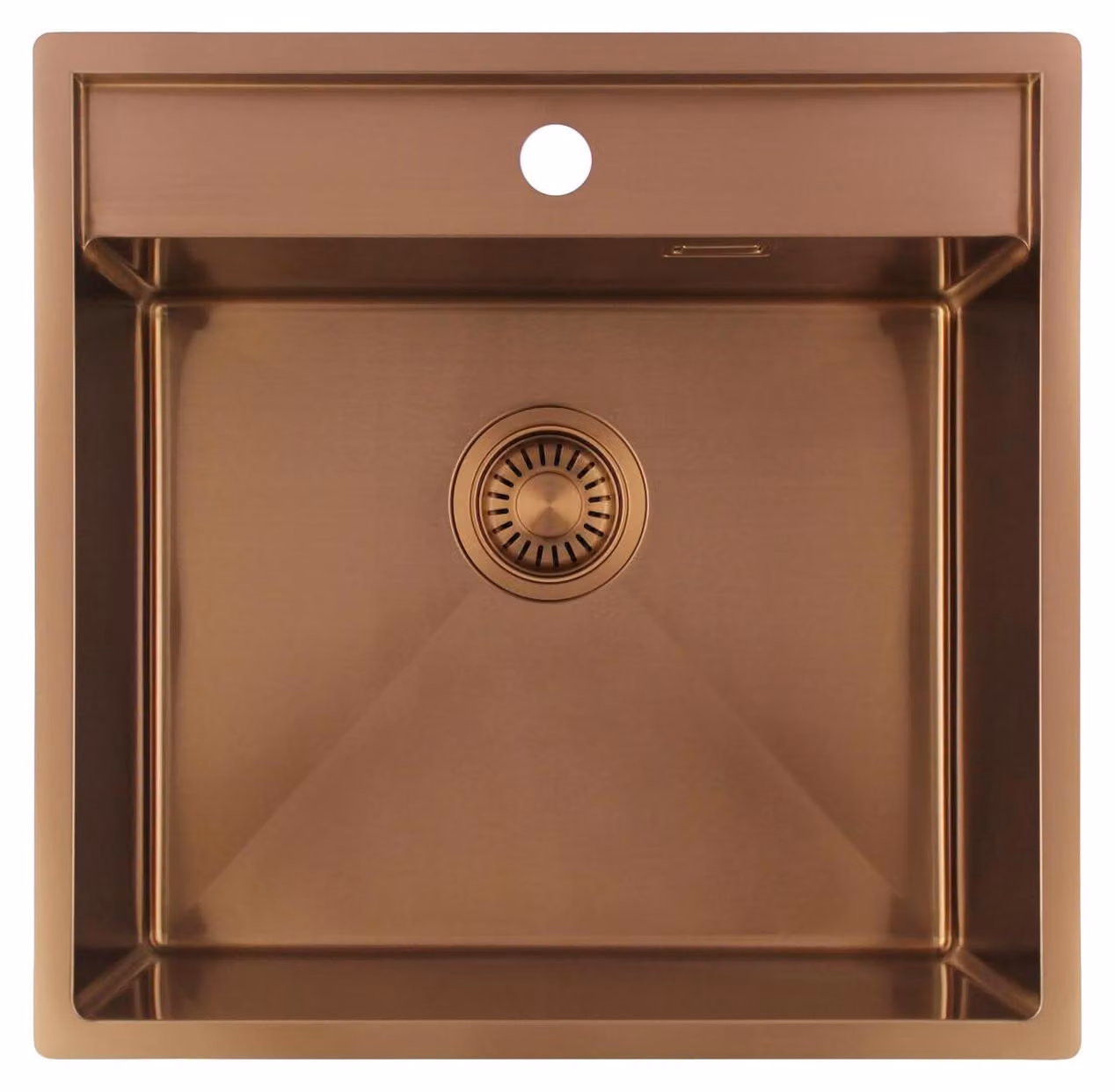 Lavello da cucina 51x50 cm, rame, modello Pure.Sink, codice PLX5150T-62