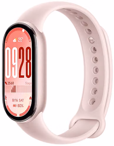 Xiaomi Smart Band 10 Rosa, con monitoraggio del battito cardiaco, del sonno e resistenza all'acqua, schermo da 1,72 pollici, compatibile con iOS e Android