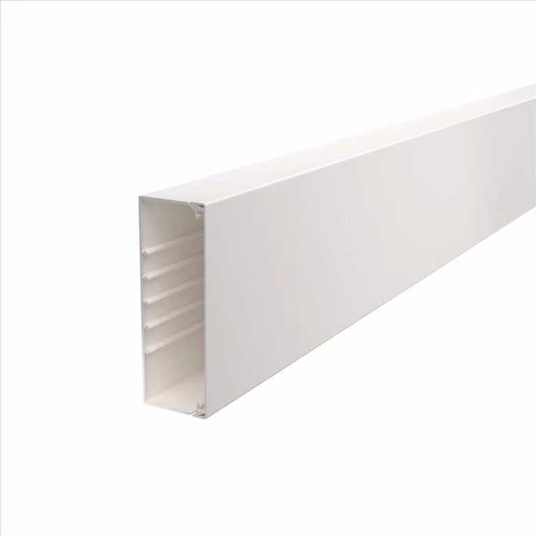 2 Metri Tubo parete+soffitto con 60x170mm, PVC - Filo 60x170mm RAL9010 WDK60170RW