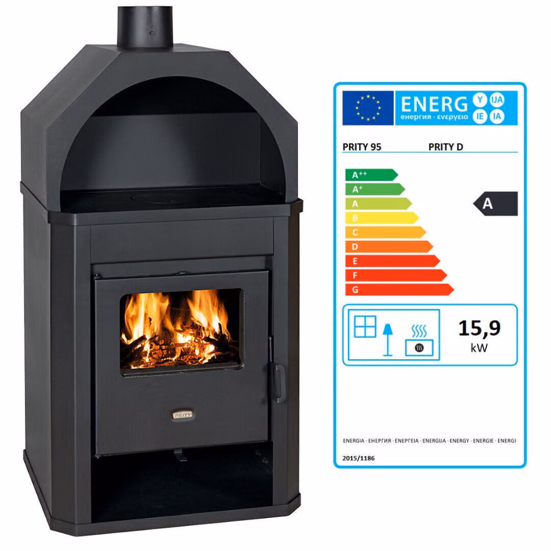 Camino a legna Prity D 15,9 kW