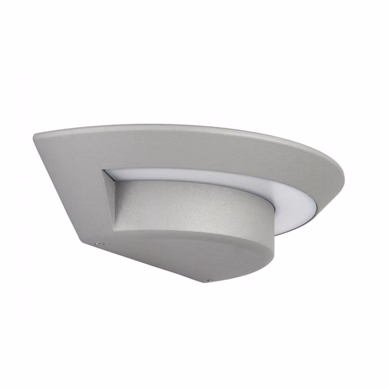 Lampada da parete moderna a LED per esterni 7W argento IP54 SU-MA UFO 1880S