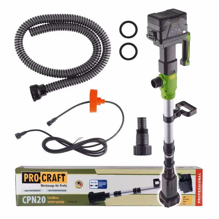 Pompa sommersa a batteria Procraft CPN20bb 20 V 2725 l/h Solo - senza batteria, senza caricabatteria
