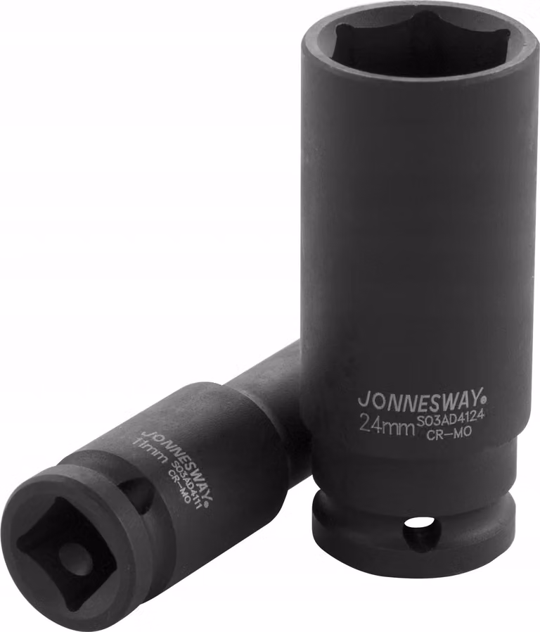 Jonnesway esagono lungo 1/2" 17mm cr-mo presa ad impatto