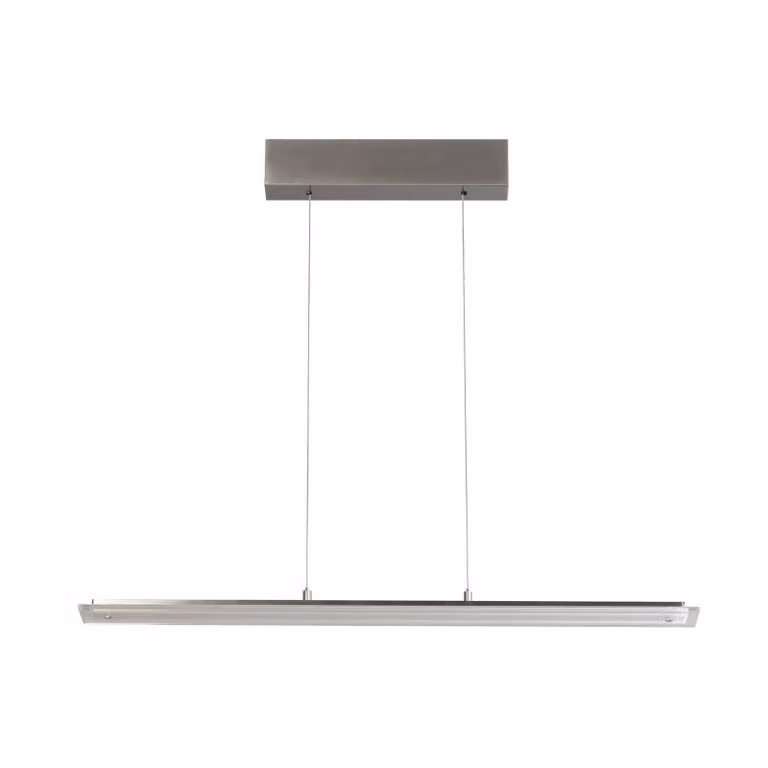 FISCHER & HONSEL Lampada a sospensione Torvi, dimmerabile, Alluminio / Grigio / Zincato, Soggiorno / Sala da pranzo, Metallo, Moderno, Lampada a sospensione