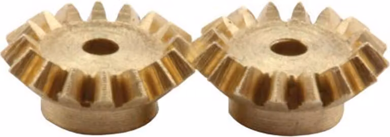 Set di ruote coniche, 2 pezzi, modulo 0,2, 20 denti