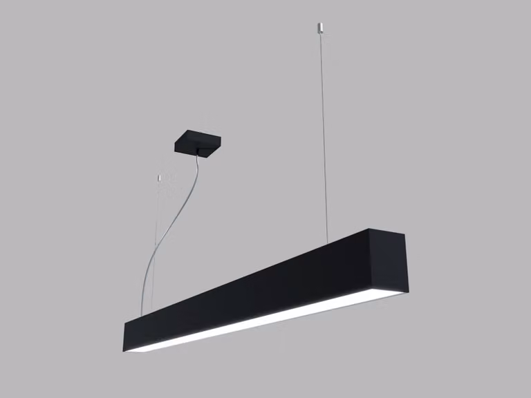 LED2 3314253DT Lampada a sospensione LINO II 120 P-Z, B TRIAC 32W 3000K/3500K/4000K nera