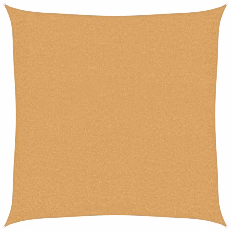 Vela Parasole 160 g/m² Quadrata Sabbia 3x3 m in HDPE