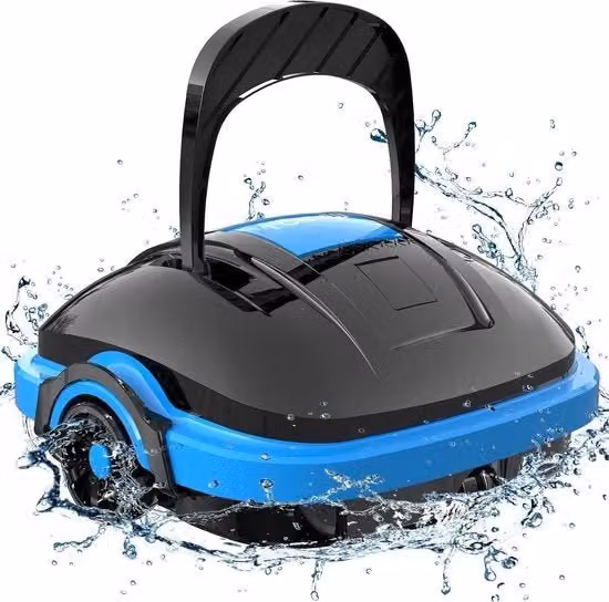 Rinomatrice automatica per piscine a montaggio/allestimento fino a 50 m² - Nero Blu Robot per piscine