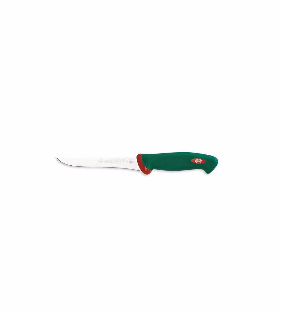 Coltello da disosso Sanelli in acciaio inox con manico verde e cromo, lama 16 cm – 2