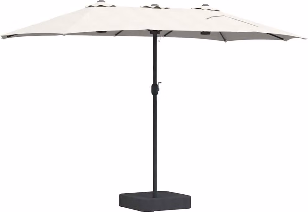 Ombrello da giardino Sabbia 385 x 209 x 244 cm