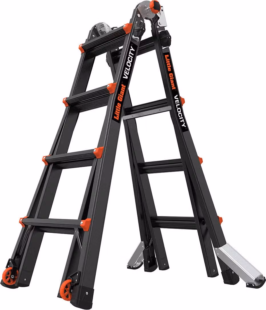 Scala multiuso Altrex Velocity Black Pro con 4x4 pioli