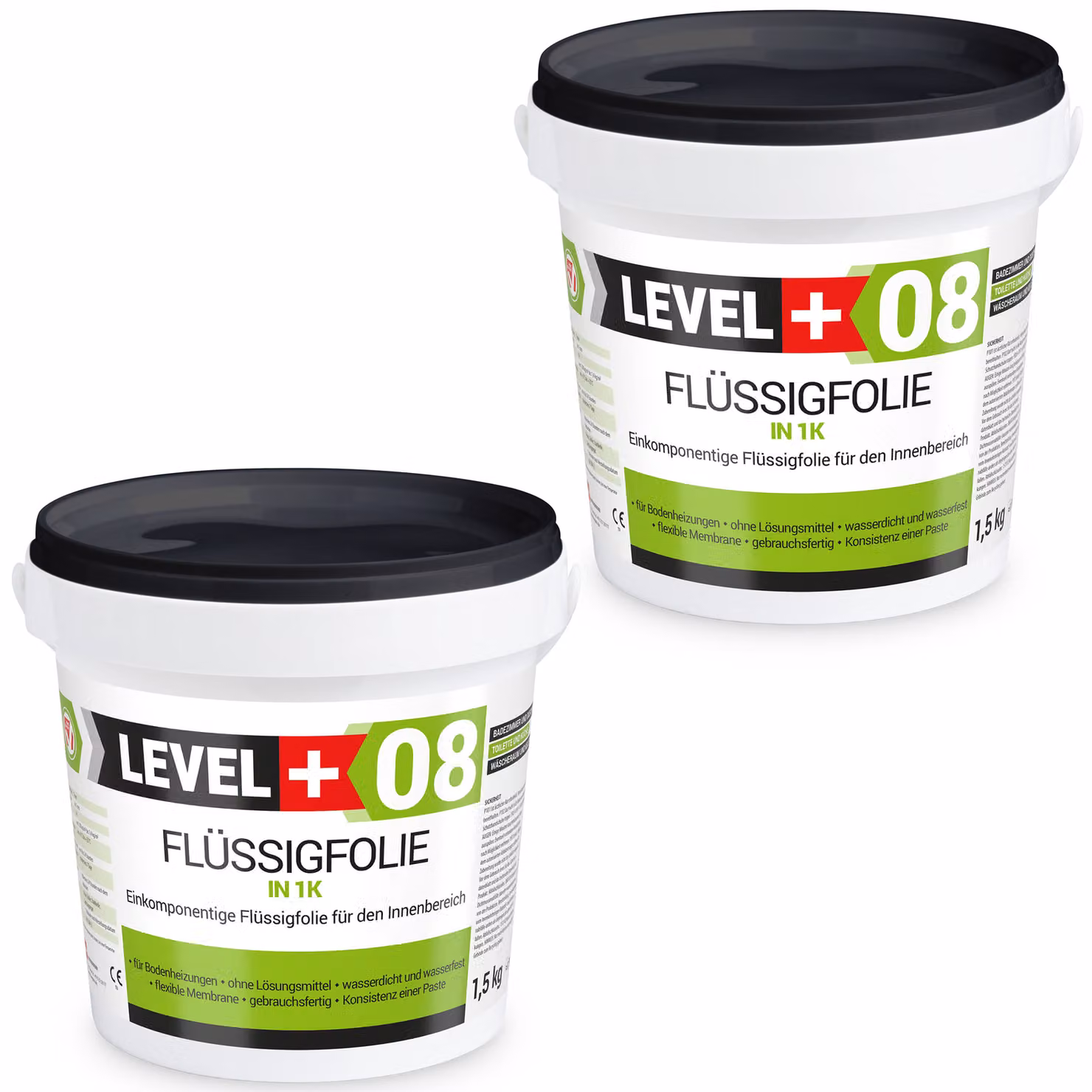 Film liquido per l'impermeabilizzazione interna dei bagni 3 kg Level+08