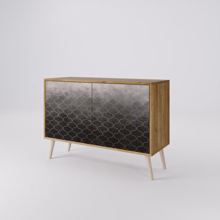 Cassettiera Spacerebels a 2 ante - credenza cassettiera - credenza alta - mobile guardaroba - soggiorno camera da letto - 57,5×111×42 (HxLxP)