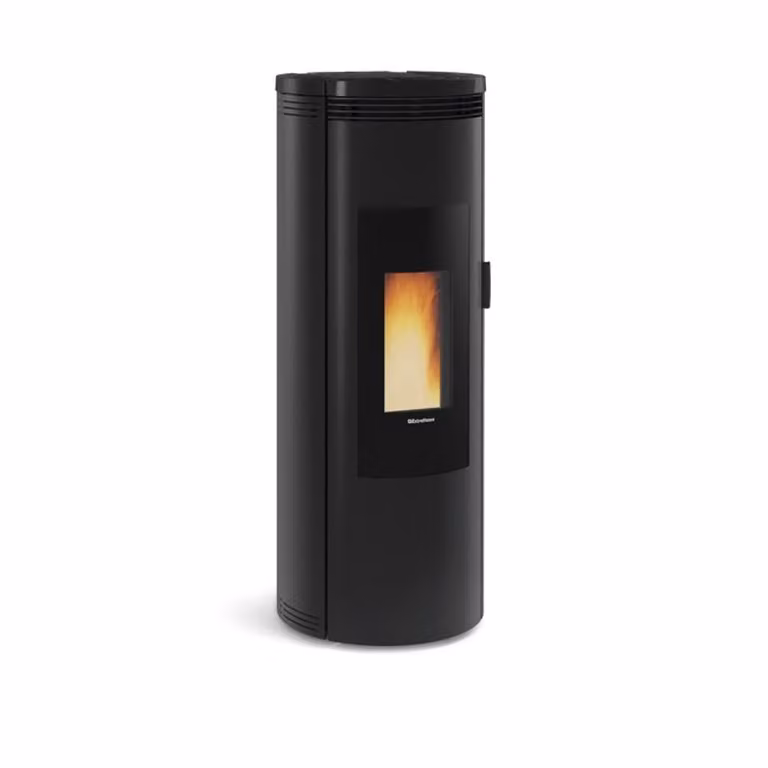 La Nordica Amika stufa Libera installazione Pellet Nero