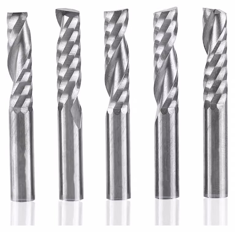 Fresa a tazza da 6 mm, una sola lama, in metallo duro, per lavorazioni CNC, adatta per applicazioni industriali