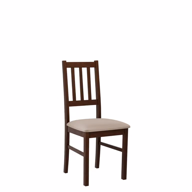 Sedia per la cucina EDON 4 - noce / beige