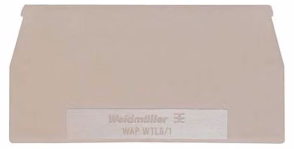Piastra terminale Weidmüller WAP WTL6/1 1068300000