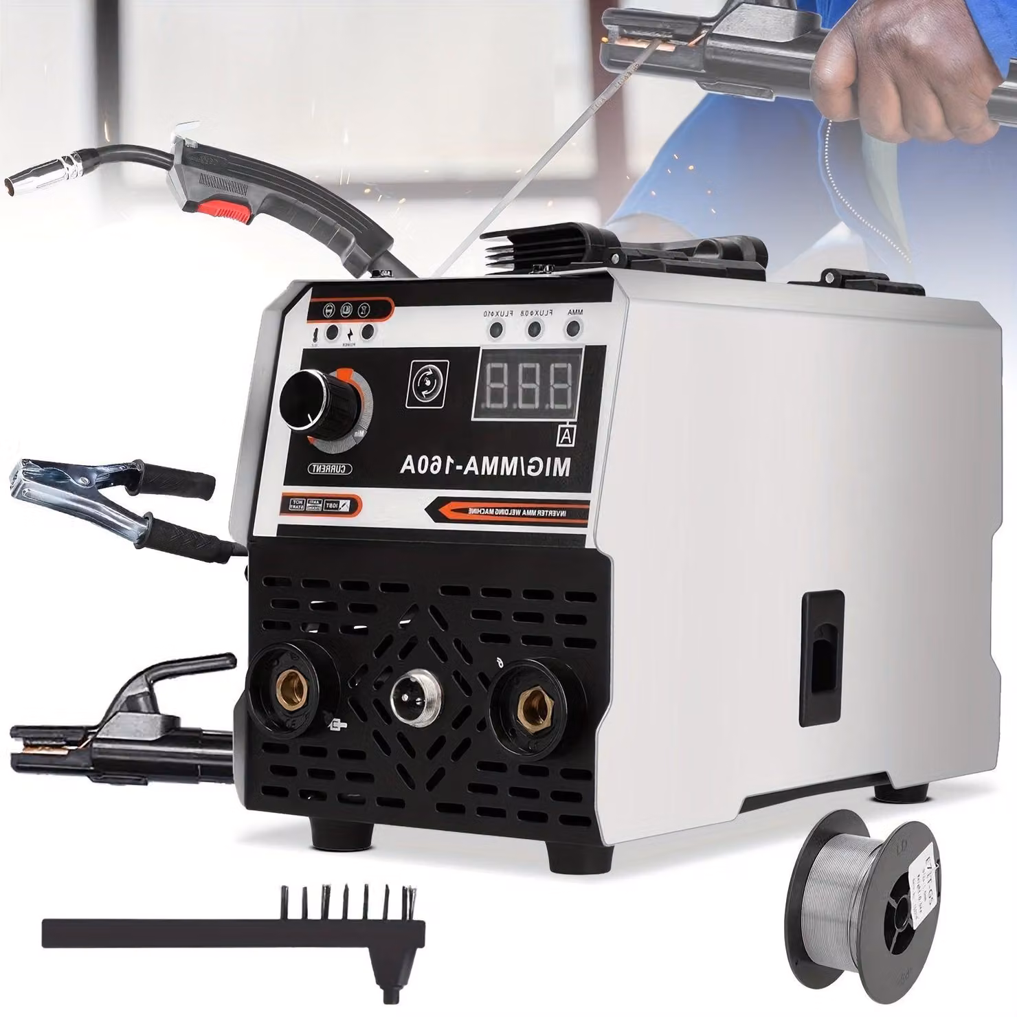 Saldatrice multifunzione – 2-in-1 MIG/MMA – TIG Lift – Senza gas – Per metallo