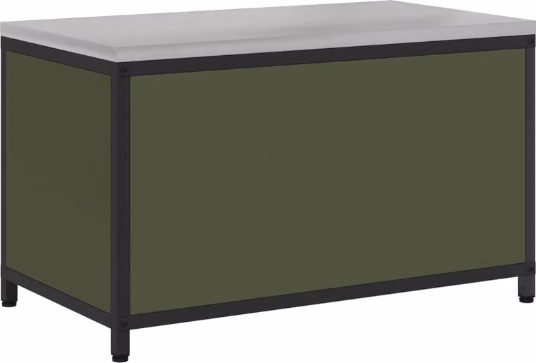 Stoccaggio in cucina HATTEM Verde Oliva 90 x 50 x 53 cm Acciaio