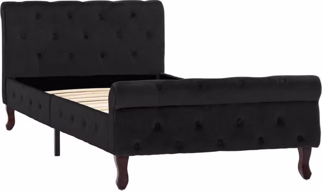 Giroletto Nero in Velluto 90x200 cm 288550