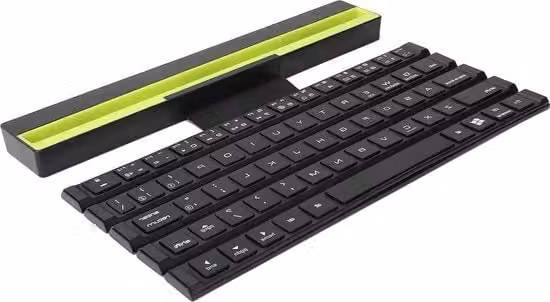Tastiera Portatile Pieghevole Bluetooth con Meccanismo Scissor, Nero