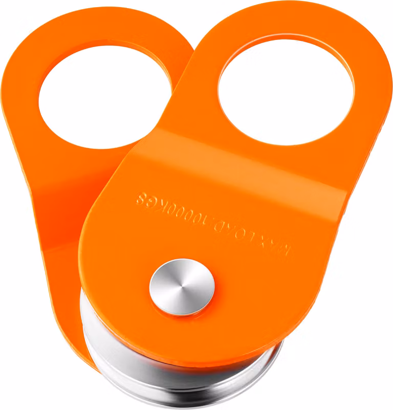 SucceBuy Bozzello a puleggia per verricello 10T, capacità di 22.000 libbre, funziona con funi da 0,4" - 0,55", per recuperi pesanti