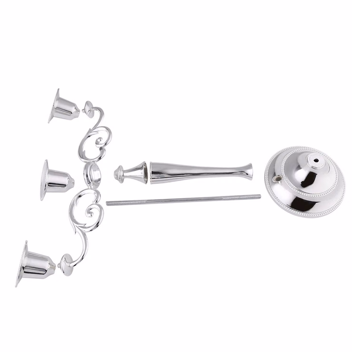 portacandele a 3 bracci, Candeliere a 3 bracci, Candelabro a 3 bracci, Portacandele a 3 supporti, Portacandele a 3 rami