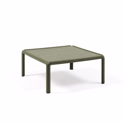 Tavolino basso quadrato Komodo da terrazzo in polipropilene Nardi Outdoor