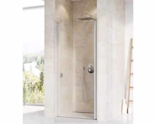 Ravak Chrome CSD1-80 satinato+porta doccia trasparente 0QV40U00Z1