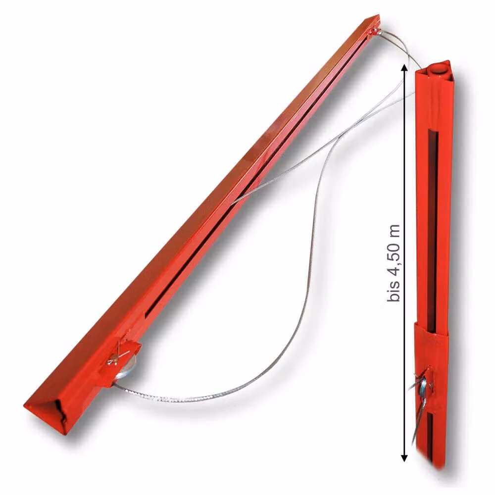 Kit sollevatore pannelli e cartongesso XXL WilTec rosso con prolunga fino a 68 kg – 2