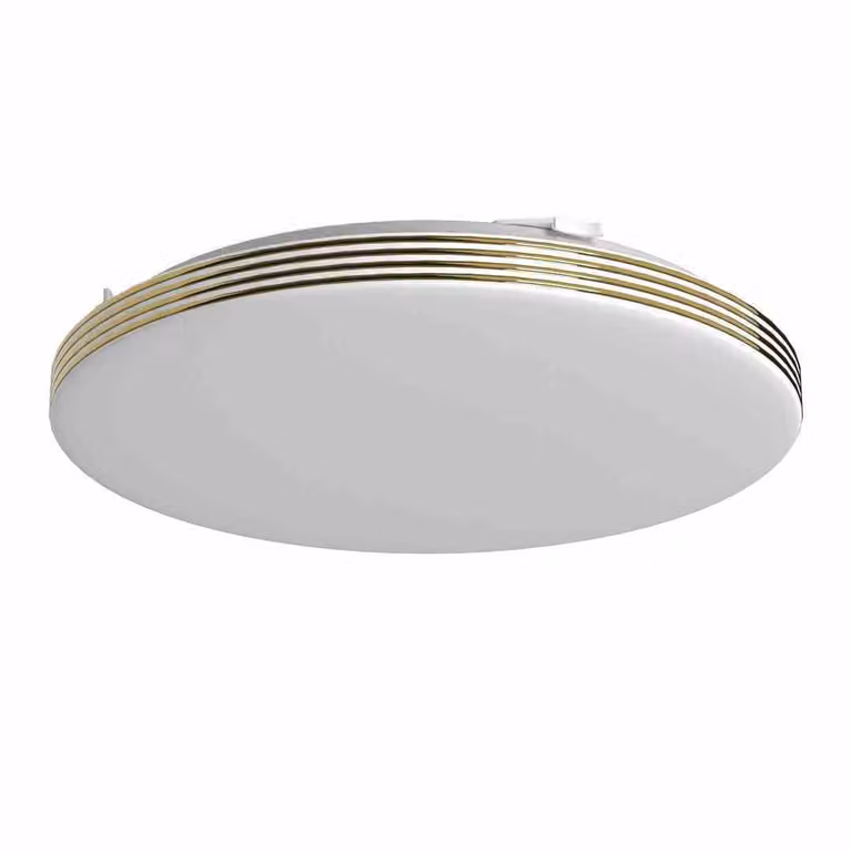Plafond 33 cm circolare LED 16W bianco/oro Bever Milagro