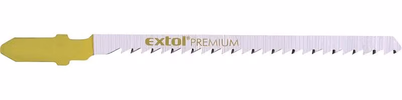 Lame per seghetto alternativo EXTOL PREMIUM, 5 pezzi, 75 x 2,5 mm, HCS