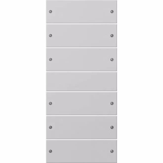 Set di interruttori a bilanciere Gira 6f (3+3) Sistema 55 Grigio (laccato) 2186015