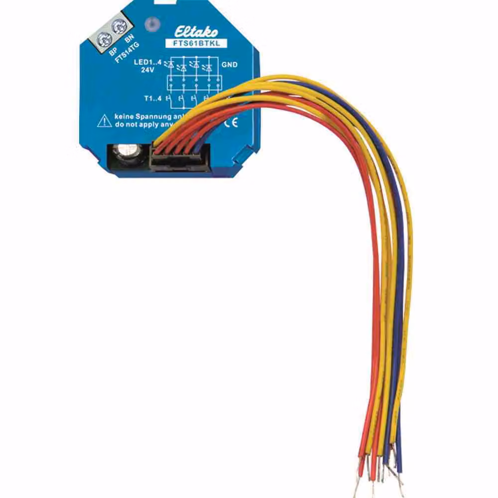 Eltako FTS61BTKL Accoppiatore a pulsante bus per LED di feedback