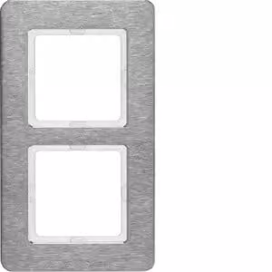 Berker 10126083, Acciaio inossidabile, Acciaio inossidabile, Senza viti, Berker, Q.7, IP20