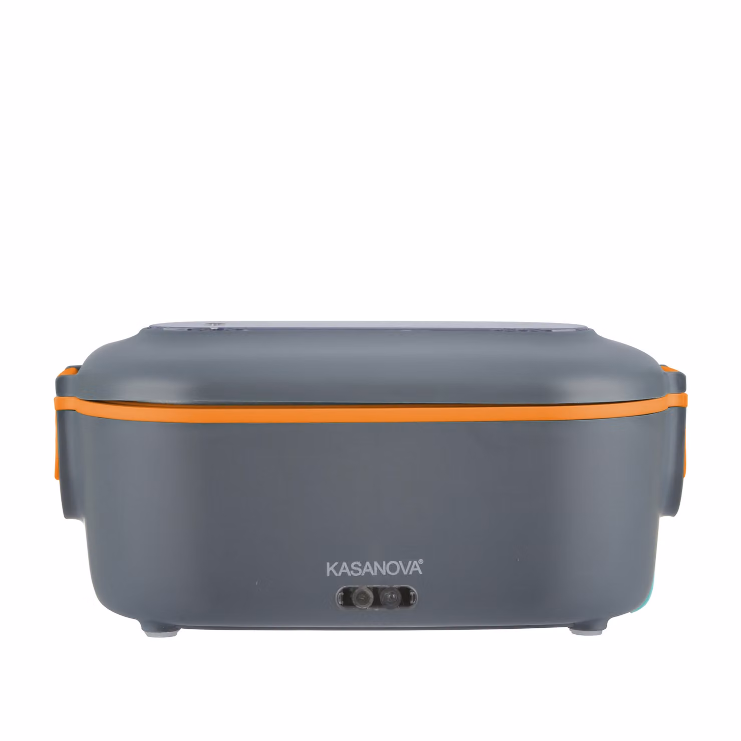 Scaldavivande elettrico KASANOVA 70 W con posate e contenitore da 1,5 L arancio e grigio – 2