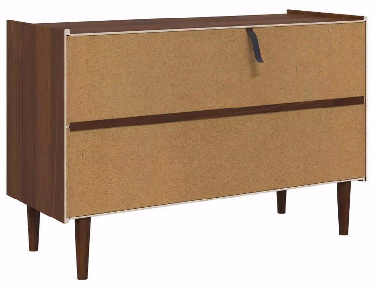Mobile contenitore BILBAO, finitura marrone scuro, dimensioni 114 x 45 x 75 cm