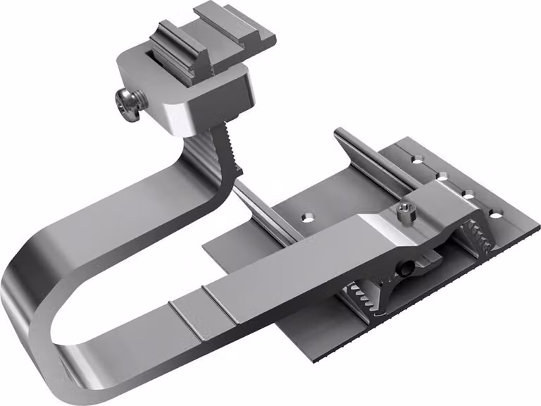 Gancio per tetto 3D SL Alu L (lungo) - Fissaggio per tetto/facciata fotovoltaica 11100-01