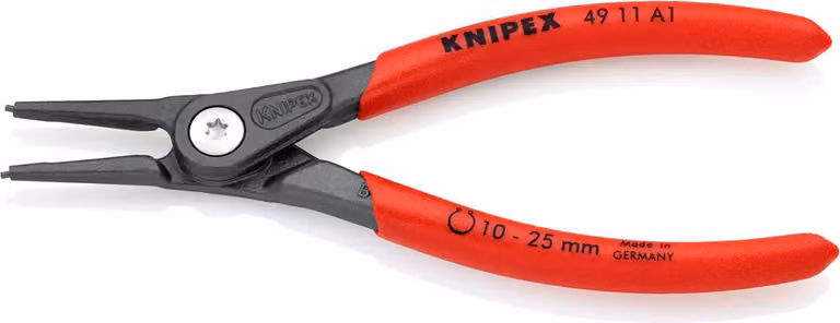Pinza di precisione per anelli elastici esterni - L140 mm